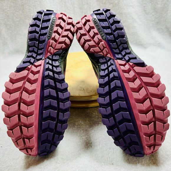 Merrell Bravada Mid Women’s 7 Pink Purple Waterproof Hiking Trail Vibram A - Picture 9 of 10